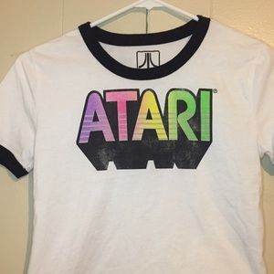 Never worn Atari ringer crop too